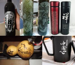 常德武陵区酒瓶葫芦工艺品激光雕刻机